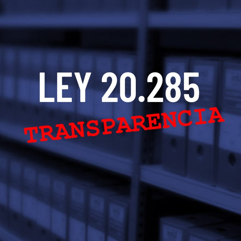Ley 20.285 Transparencia